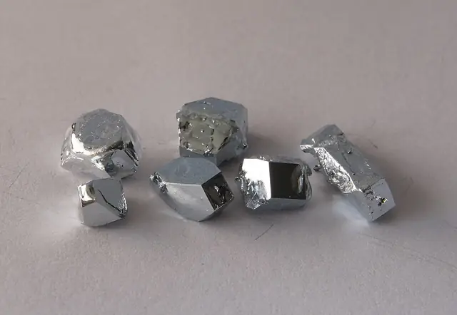 Gallium crystals 1